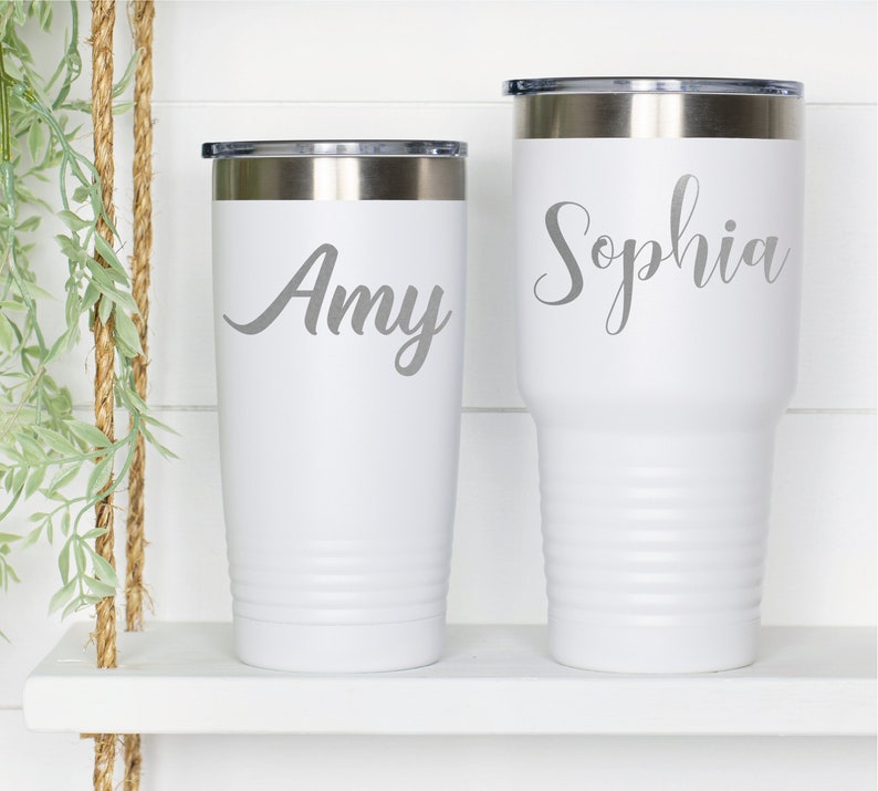 Personalized Tumbler Name Tumbler Engraved Tumbler Etsy