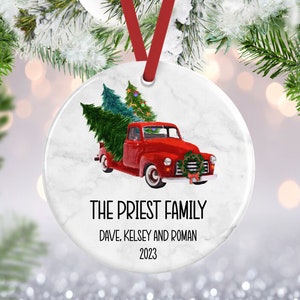 Family Christmas Ornament, Family Ornament, Gift For Family, Custom Family Keepsake, Custom Ornament, Personalized Family, Holiday Ornament