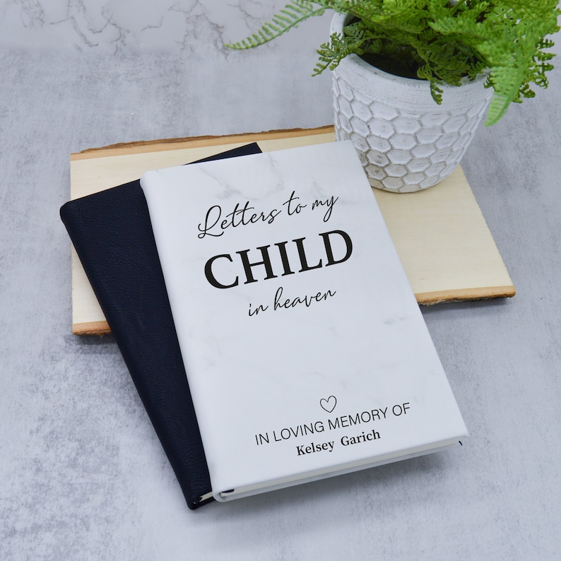 Loss of Child Grief Journal, Letters to Child in Heaven, Loss of Child Gift, Child Memorial Gift, Baby Remembrance,Gift for Grieving Parents image 1