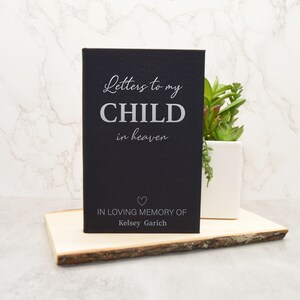 Loss of Child Grief Journal, Letters to Child in Heaven, Loss of Child Gift, Child Memorial Gift, Baby Remembrance,Gift for Grieving Parents image 4