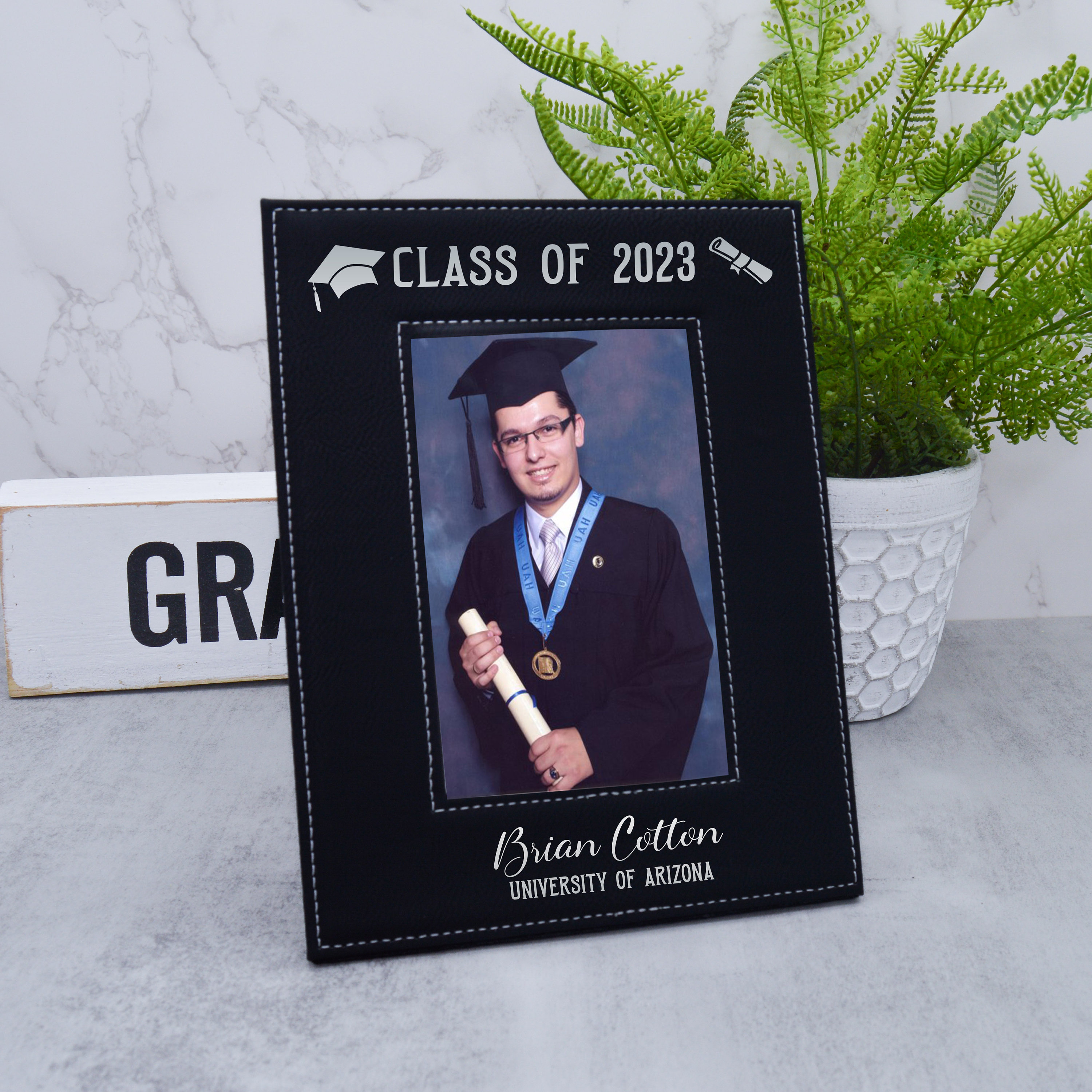 Custom Graduation Frame, Graduation Gifts, High School Grad, Gift for ...