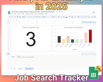 Job Search Tracker: Google Spreadsheets-sjabloon (direct downloaden)