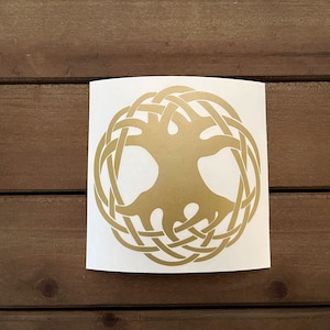 Tree of Life Vinyl Decal | Inspirational Artistic Sticker