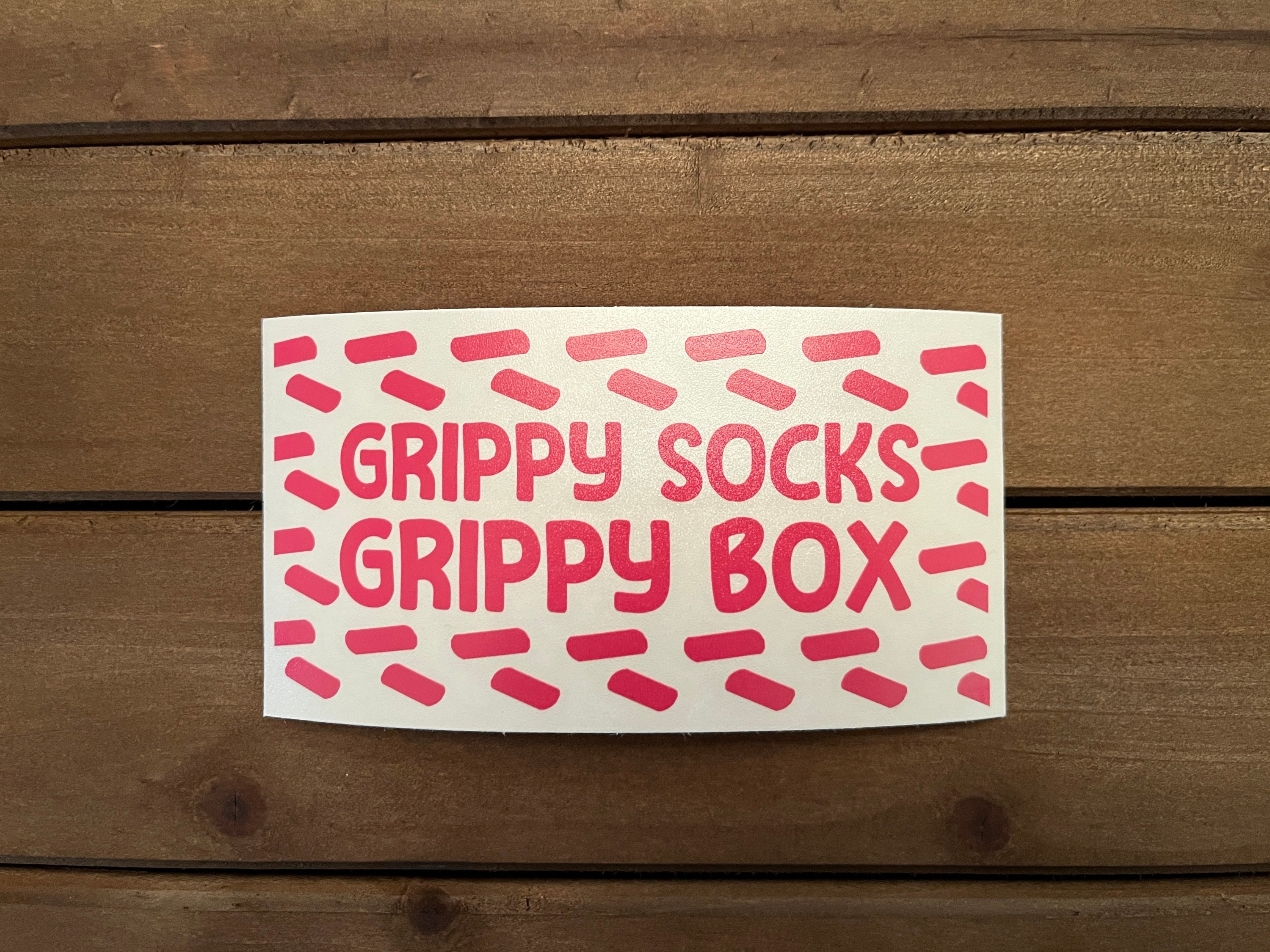 Grippy Sock Gang (Dark Lines) Poster for Sale by luckyjenneh