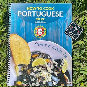 PORTUGUESE COOKBOOK, Portuguese gifts, Portuguese food, Mediterranean Cookbook