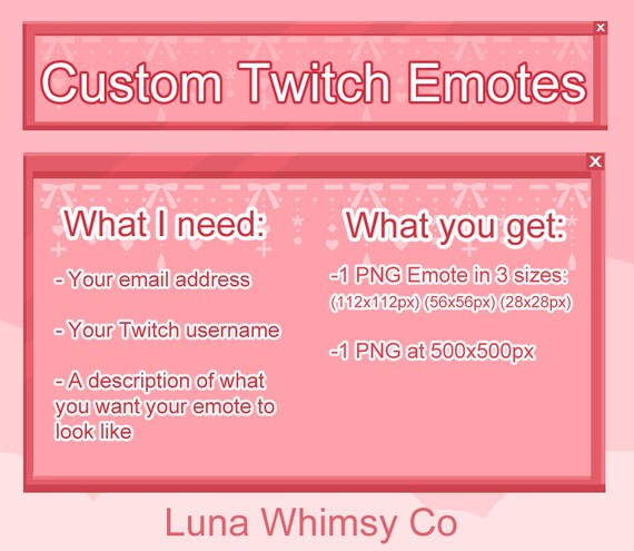 3 Pack Custom Twitch Emotes Includes 500px Size Png Etsy