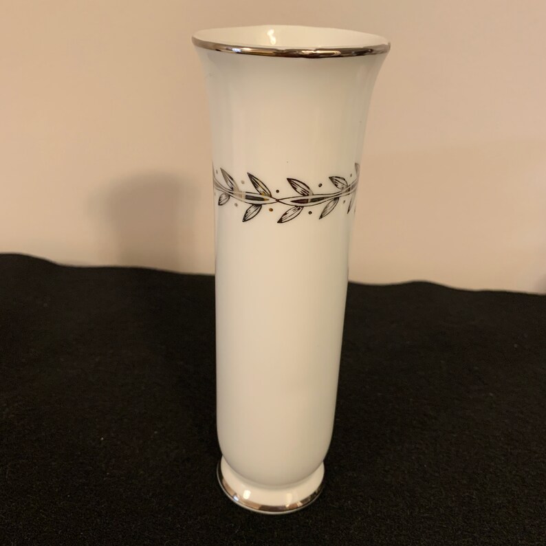 25th Wedding Anniversary Bud Vase by Lefton China Etsy