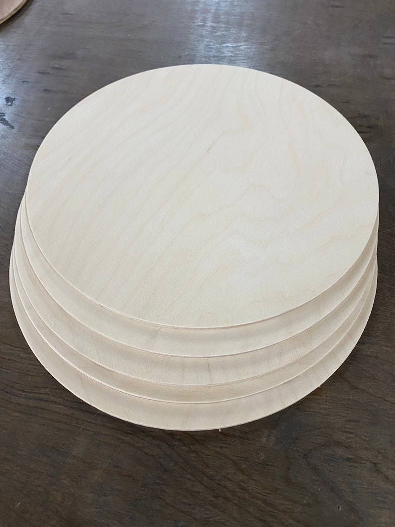 12 inch Wood Rounds 10 PACK Birch Plywood Rounds blank Etsy