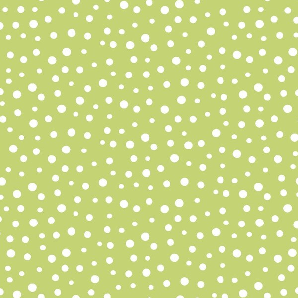 Irregular Dots Fabric,  Polka Dots Fabric, Kiwi Fabric,  By World of Susybee, 100% Cotton Quilting Fabric, 1/2 Yard Per Order