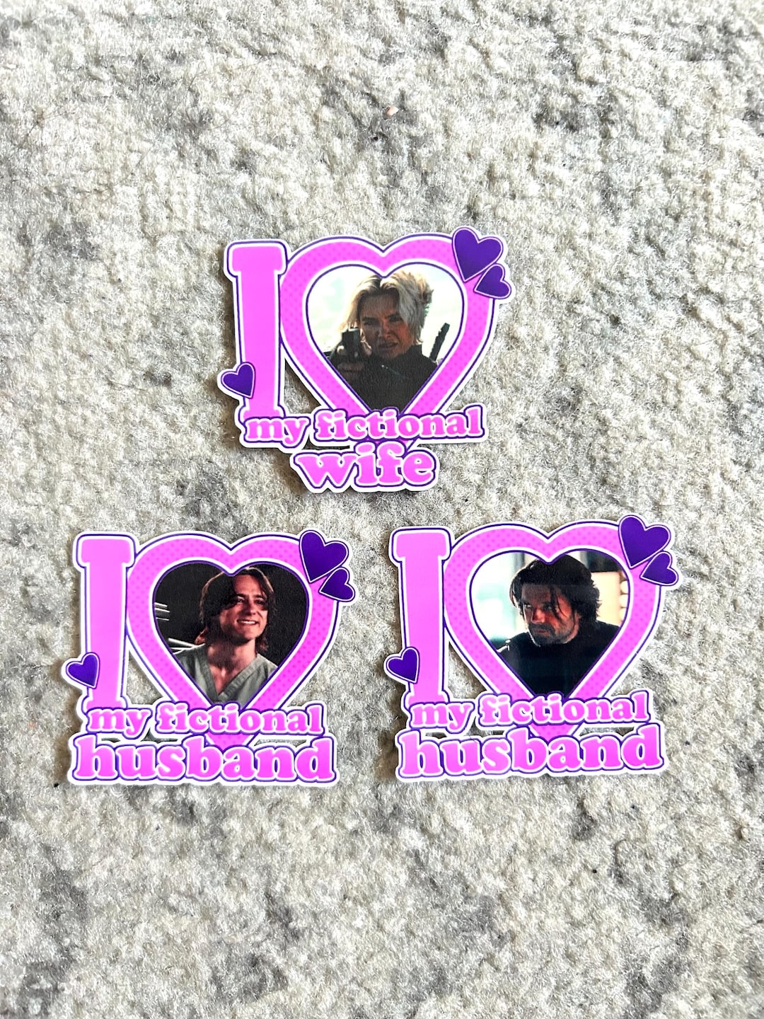 Thunderbolts* “I Heart My Fictional Husband/wife” Stickers Etsy
