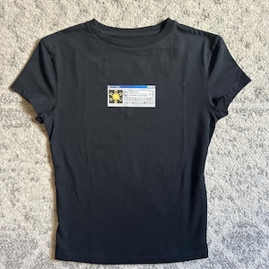 Thunderbolts* Old Internet Music Aesthetic Baby Tee