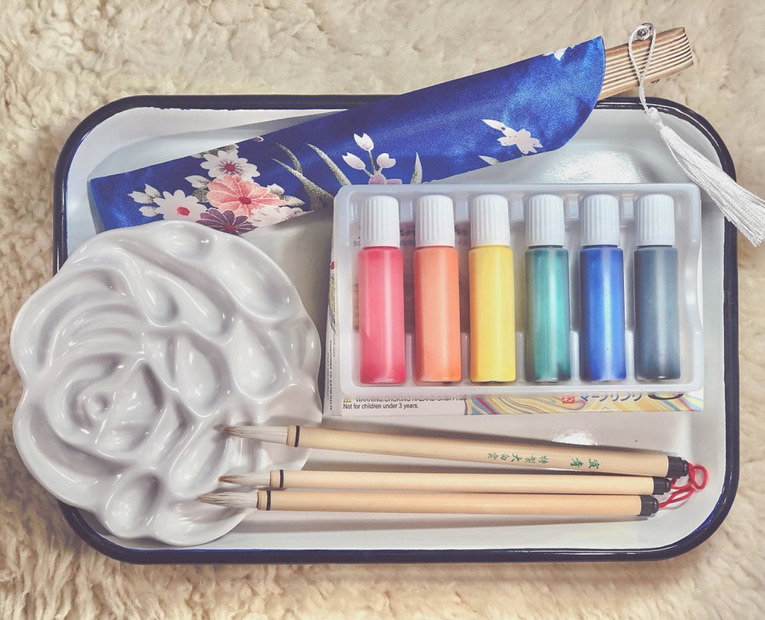 Suminagashi Art Kit the Japanese Art of Paper Marbling DIY Ecofriendly