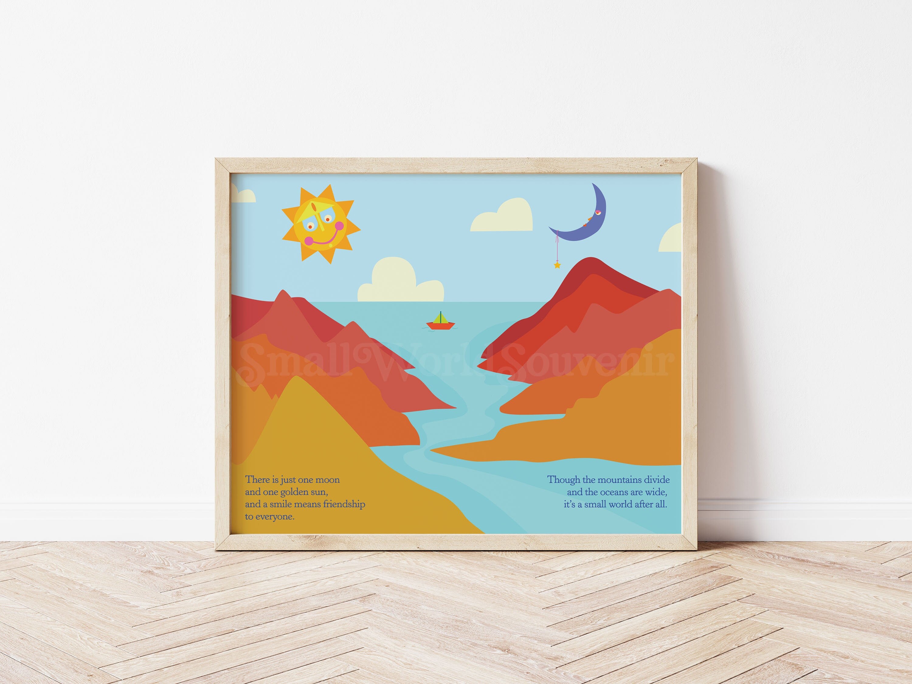 It S A Small World After All Lyrics From Disney Etsy