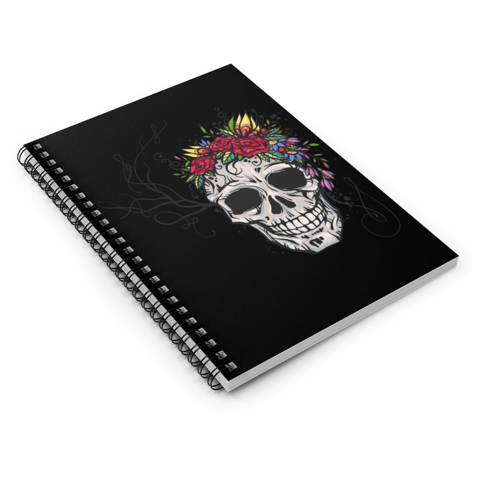Goth Journal, Skull Notebook, Goth Notebook, Skull Journal, Unique Gift
