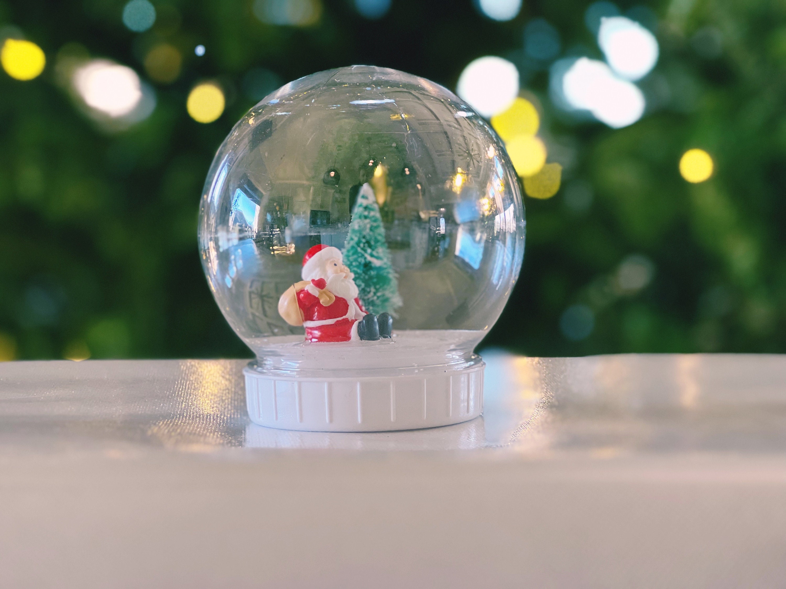 Santa With Sack Snow Globe Craft Santa Claus Snow Globe Kit Unbreakable