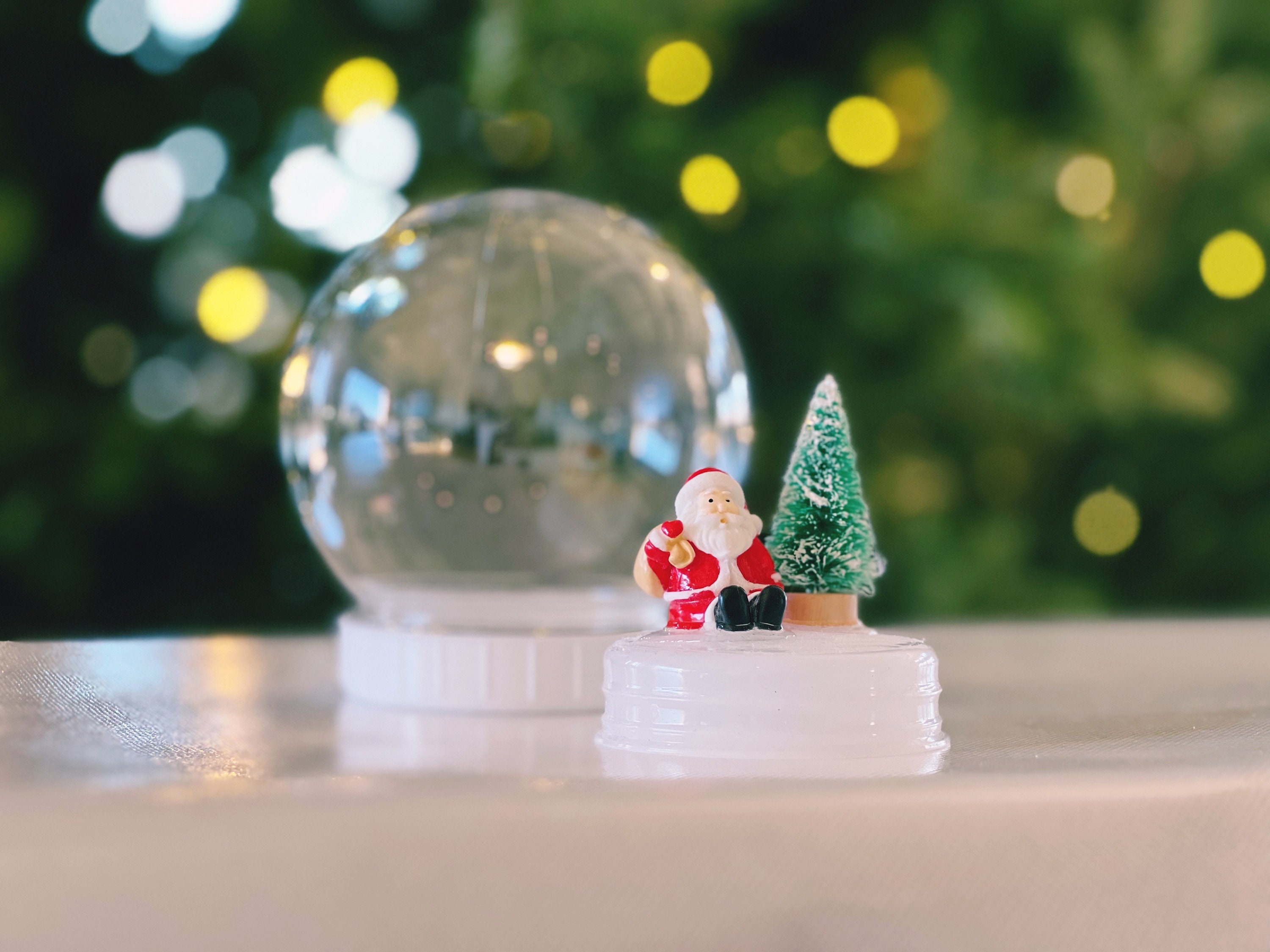 Santa With Sack Snow Globe Craft Santa Claus Snow Globe Kit Unbreakable