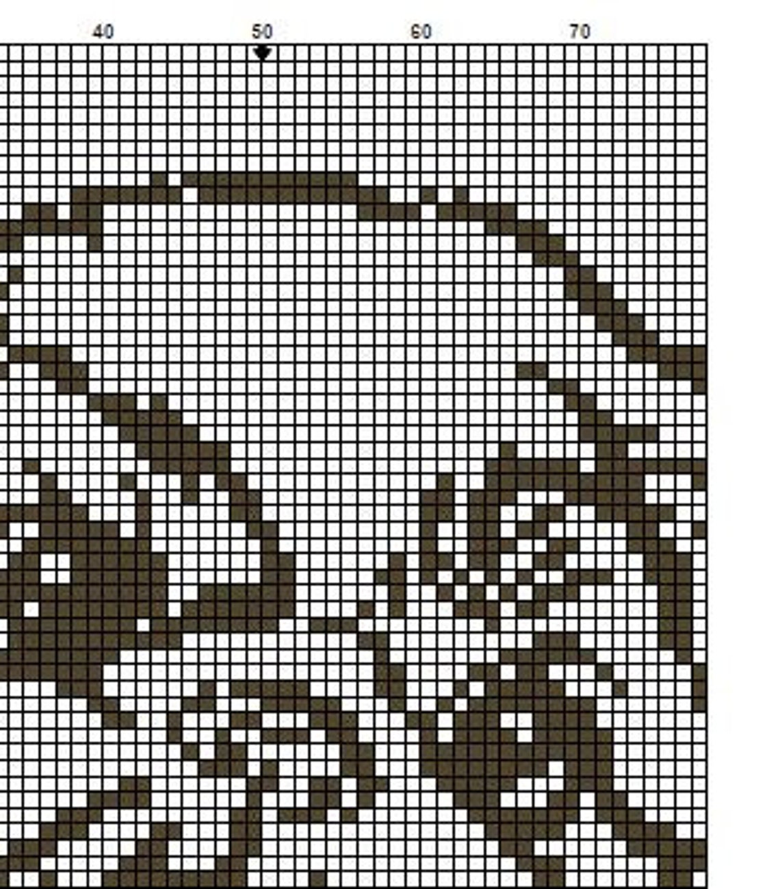 Shih Tzu Dog Silhouette Cross-stitch Monochrome Pattern PDF - Etsy