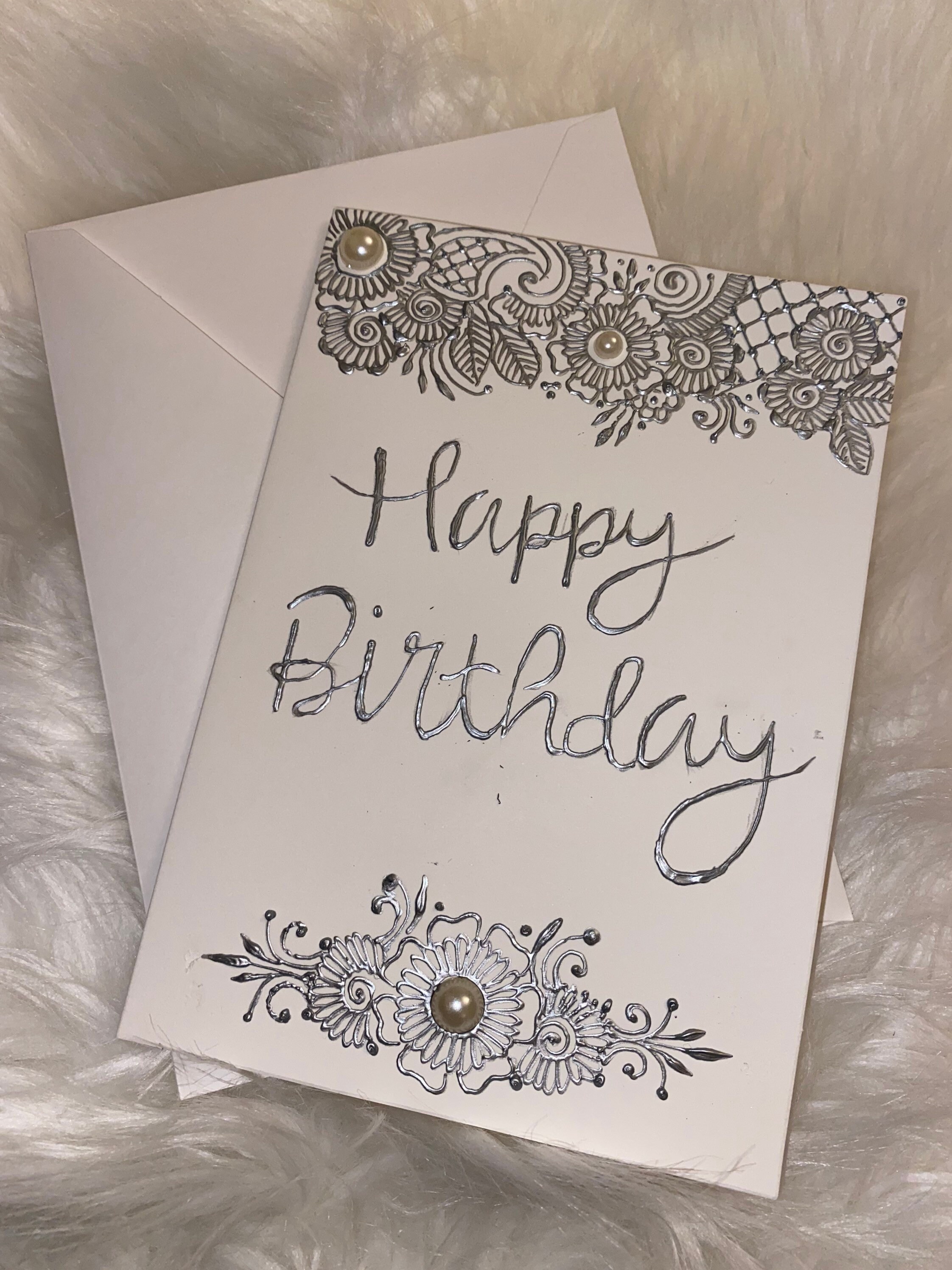 Personalised henna card festive gift acrylic | Etsy