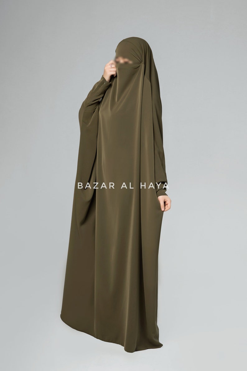 Niqab gezichtssluier Jilbab Abaya Khimar hoofddoek uit één stuk islamitische sjaal ideaal Madrassa Moskee Ramadan Eid bruiloft elke dag, Beige, One size Niqab gezichtssluier Jilbab Abaya Khimar hoofddoek uit één stuk islamitische sjaal ideaal Madrassa Moskee Ramadan Eid bruiloft elke dag, Beige, One size