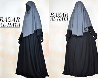 Abaya Long Salam Abaya Burqa Niqab Khimar Jilbab Full Length Abaya Khimar Maxi Long Dress Premium Quality Modest Muslim Scarves Veil Loose