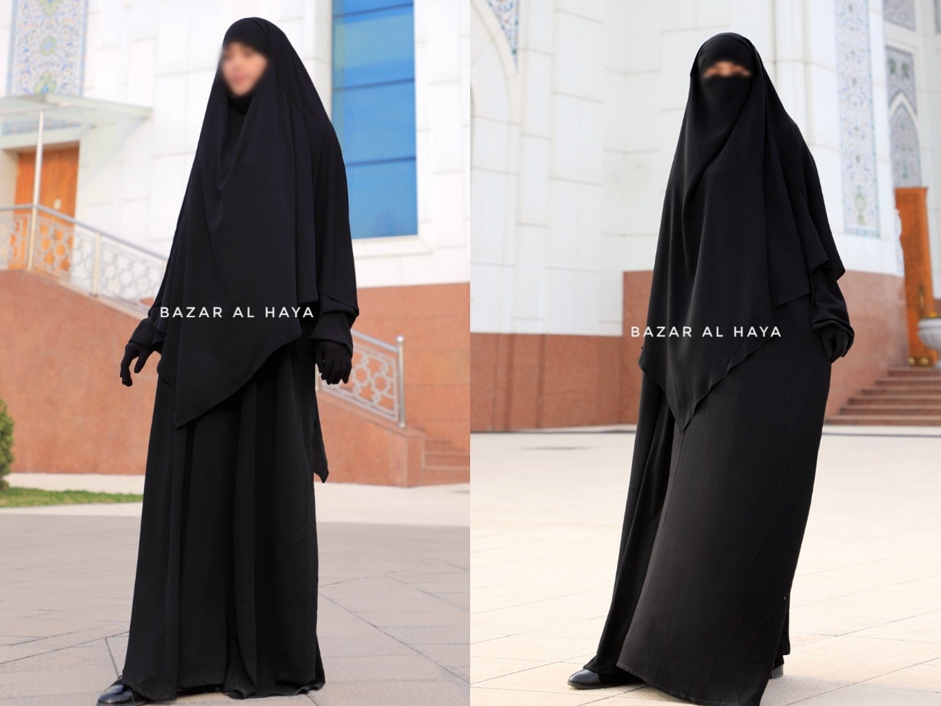 Abaya Long With Khimar Combo Niqab Khimar Jilbab Full Length Etsy
