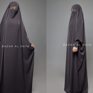 Sarah One Jilbab Afghan Style Jilbab High Quality French Jilbab Abaya Khimar Maxi Dress Long Dress Premium Quality Islamic Dress Muslim Dres