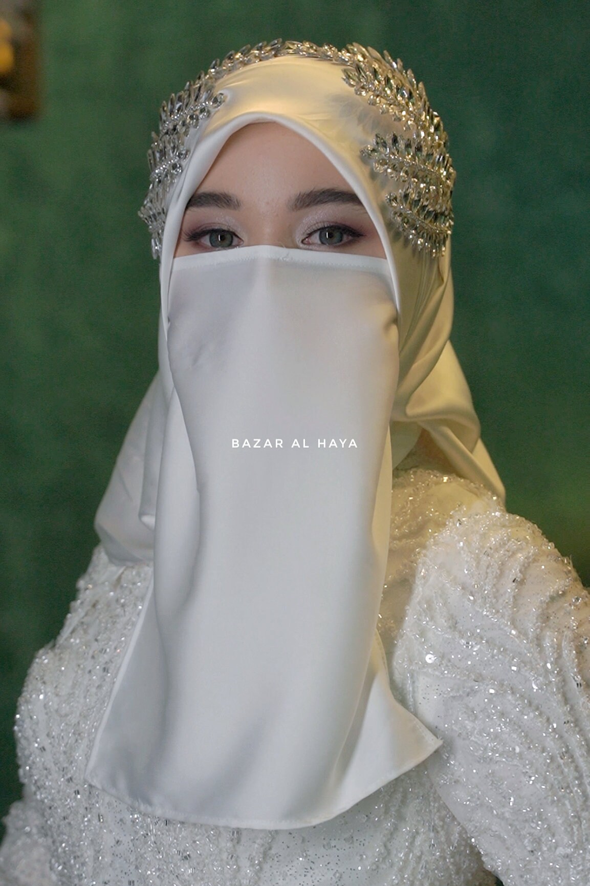 Wedding dress cheap with niqab
