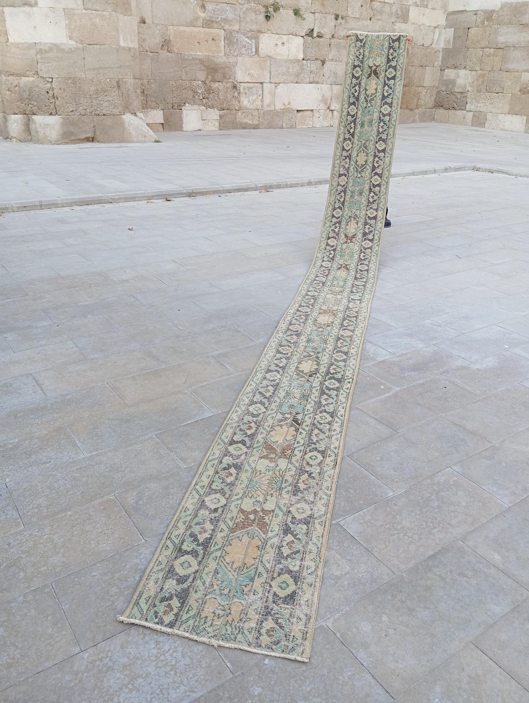2x20 Runner Turkish, Runner for Hallway,18 19 20 Runner Rug, Vintage ...