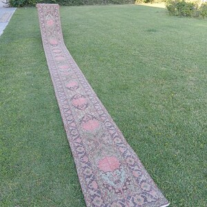 2x24 vloerkleed, 2x24 vintage vloerkleed, gangvloerkleden, entree vloerkleed, traplopers, 2x24 patchwork loper, smalle lange loper, woondecoratie vloerkleed, 2,1 x 23,11 voet