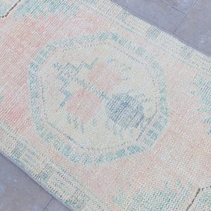 3x5 Rugs, 3x5 Turkish Rug, 3x5 Vintage Rug, 3x5 Oushak Rugs, Decorotive Rug, Antique Rug, Area Rug, Anatolian Rug, Handmade Rug 2.5x4.10 ft
