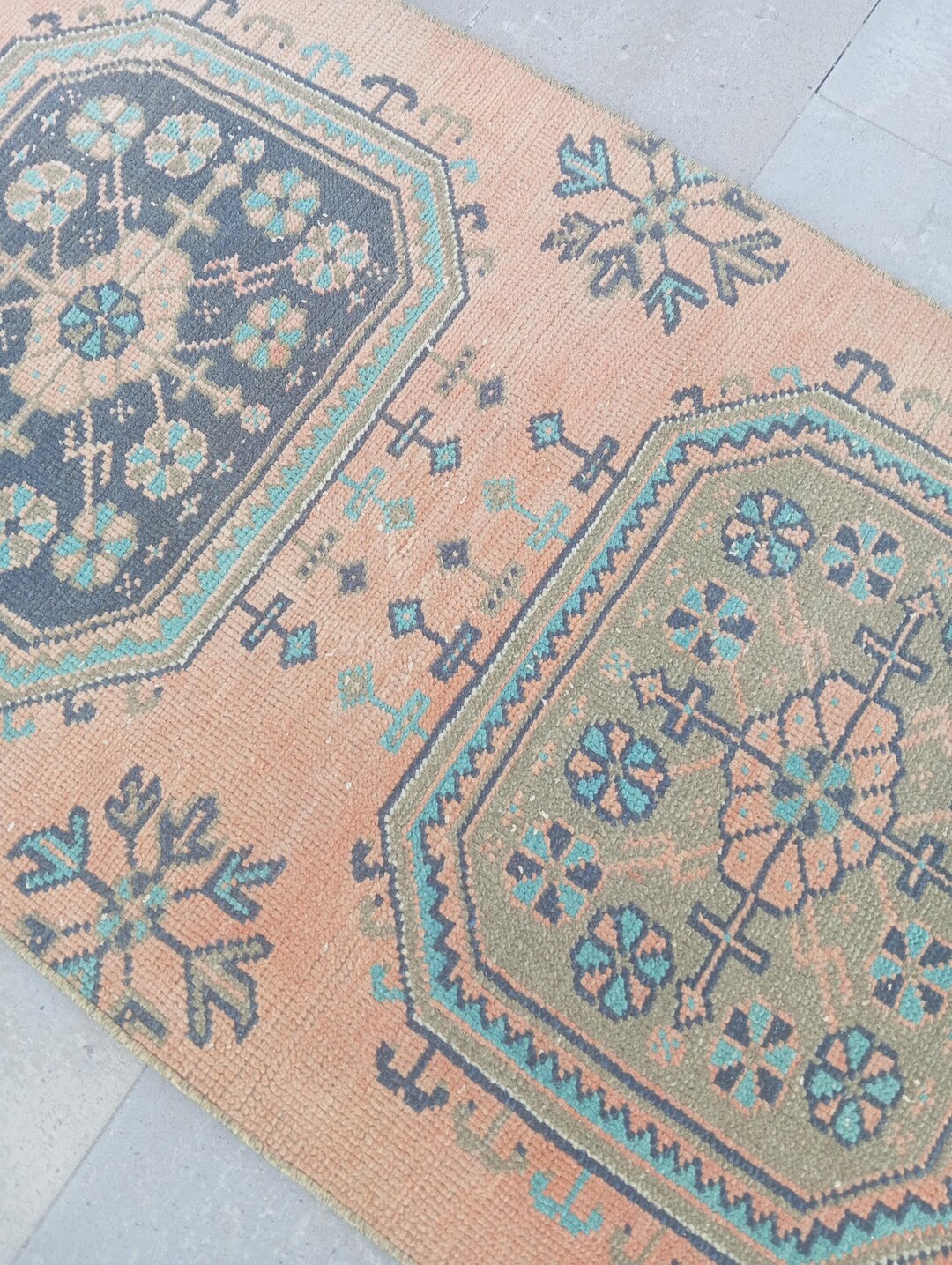 3x4 TURKISH VINTAGE Rug,3x4 Vintage Rug,3x4 Rug,3x4 Faded Rug,handmade ...