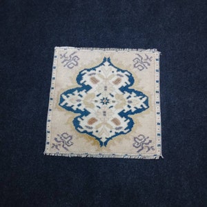 Small rugs 1&#39;5x1&#39;5&quot; feet area rugs oushak Rugs Turkish Anatolia rugs oushak Rugs handmade rugs vintage rugs floor rugs vintage rugs