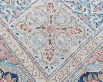 10 x 14 VINTAGE OVERSIZE TAPIJT, 10 x 14 extra groot vloerkleed, 10 x 14 vloerkleed, 10 x 14 vintage vloerkleed, handgemaakt wollen tapijt, wollen vloerkleed, 10 x 14 karpet, Turks tapijt 10 x 14