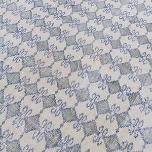 Vintage Rug 5x7, Handmade Oushak Rug, 5.4x 7.4 feet, Anatolian Rug, Turkish Rug, Handknotted Rug, Low Pile Rug, Bedroom Carpet, Turkish Rug