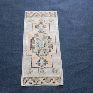 Small rugs 1&quot;4x2&quot;7 feet area rugs oushak Rugs Turkish Anatolia rugs oushak Rugs handmade rugs vintage rugs floor rugs vintage rugs