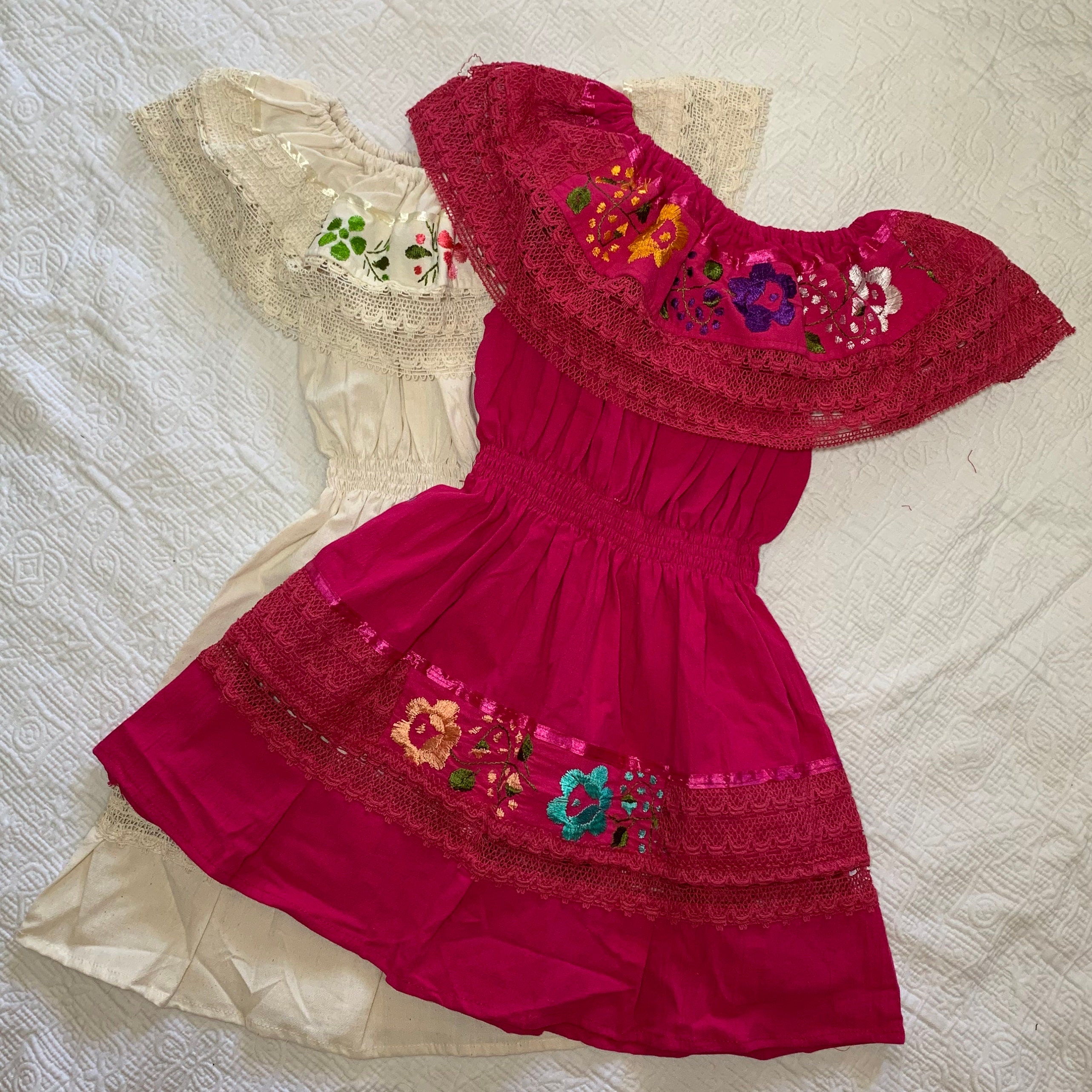 Size 6 Floral Embroidered Campesina off the Shoulder Dress - Etsy Canada Size 6 Floral Embroidered Campesina off the Shoulder Dress - Etsy Canada