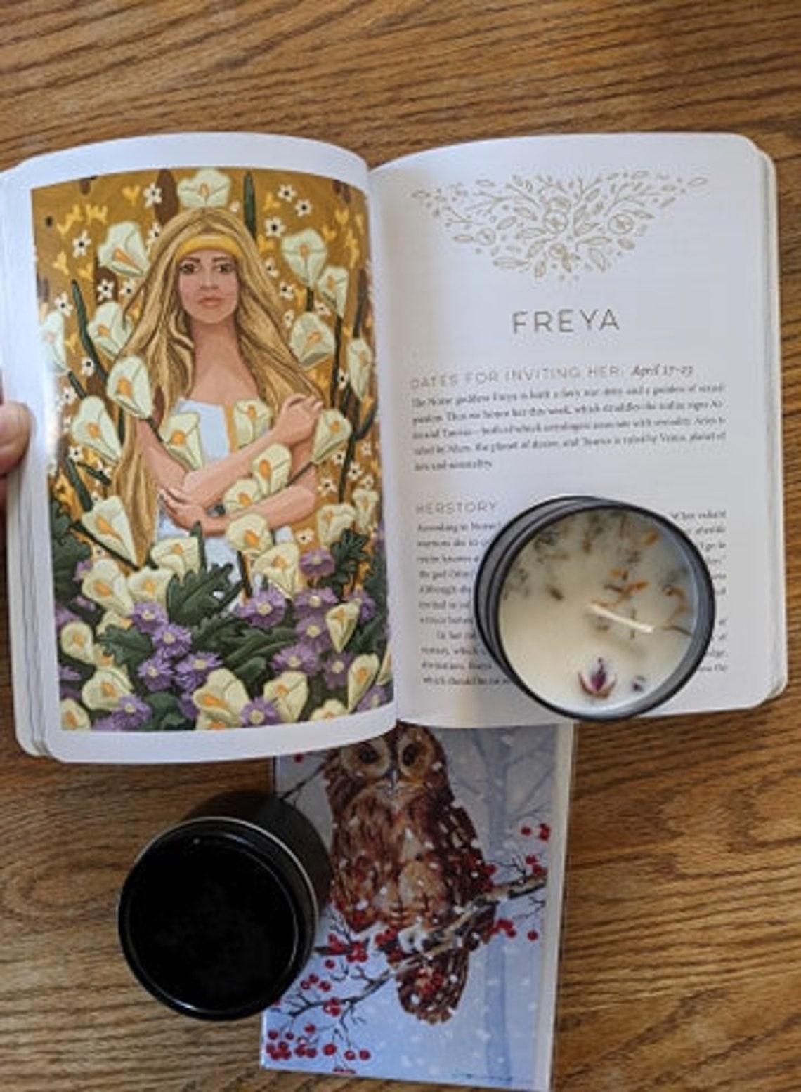 Goddess Series Candles Freya Etsy