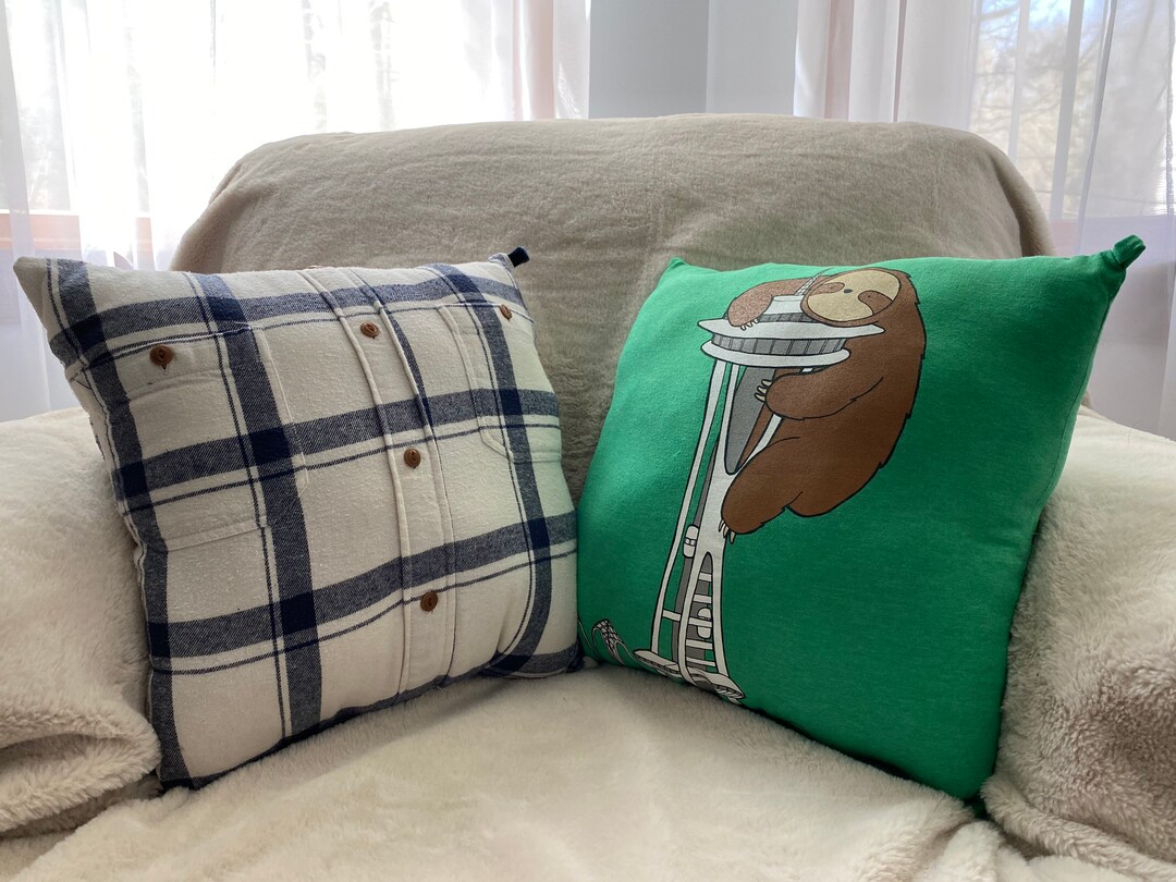 Custom T Shirt Pillow T Shirt Pillow Keepsake Pillow Throw Pillow