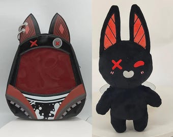 Bolsa e pelúcia K9Kuro Ita || PRONTO PARA ENVIO ||