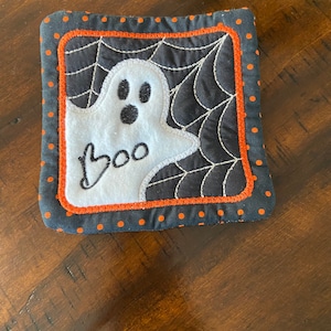 A Coffee Mug, Mug Rug for Halloween