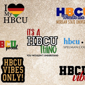 HBCU  Decals | Historically Black College University Decals | Personalized Decals | Vinyl Decals | HBCU Alumni | Vinyl Stickers | HBCU