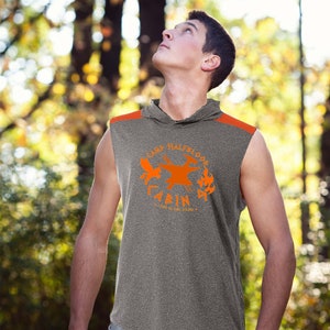 Hooded tank top mens sale