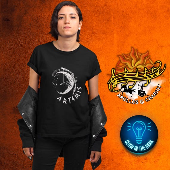 Hunters of Artemis T-Shirt| Percy Jackson| Thalia Grace| Glow in the Dark