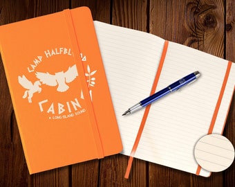 Percy Jackson Journal and Pen! | Camp Halfblood| Camp Jupiter| Customizable