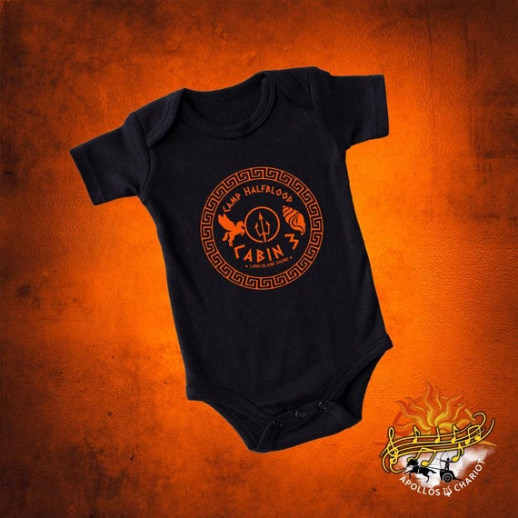 Camp Halfblood Cabin Baby Onesie| Customizable