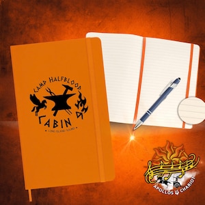 Journal et stylo Percy Jackson ! | Camp des sang-mêlés| Camp Jupiter| Personnalisable