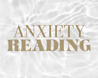 Anxiety Energy Healing Reading, Worry, Negative Thoughts, Natural Remedy for Anxiety Stress PTSD Fear Anti-Anxiety Anti-Stress Mental Health