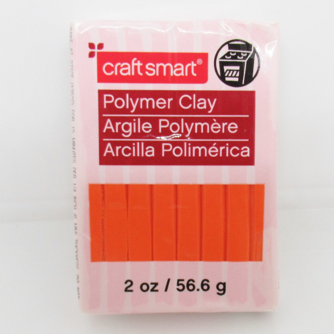 Craft Smart orange polymer clay 2 ounce Etsy