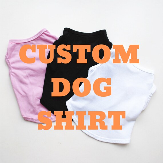 etsy custom dog shirt