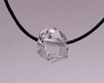 Herkimer Diamond Pendant Necklace 10.875ct